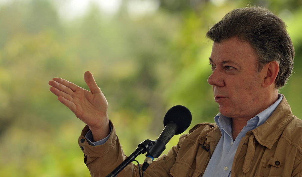 Santos cree que el proceso de paz va por buen camino