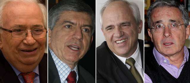 Una causa reúne a cuatro expresidentes de Colombia